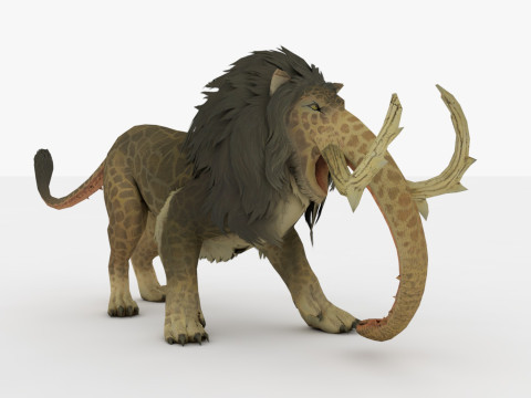 Baku Monster 3D Model