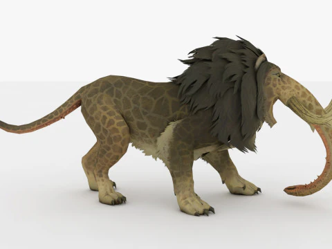 Baku Monster 3D Model
