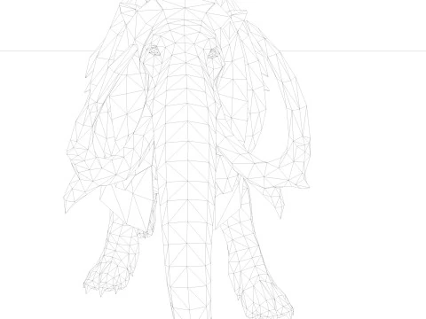 Baku Monster 3D Model