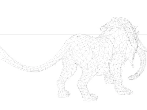 Baku Monster 3D Model