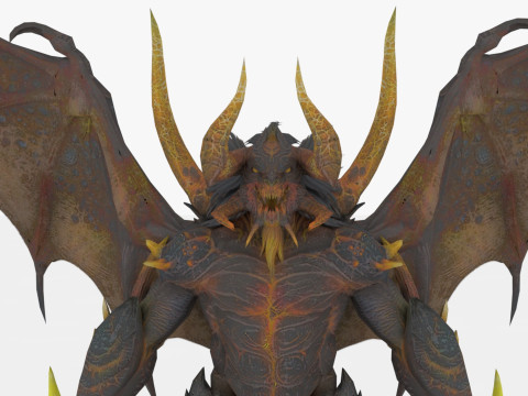 Balrog Rigged and Animated 3D मॉडल