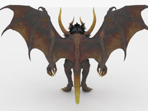 Balrog Rigged and Animated 3D मॉडल