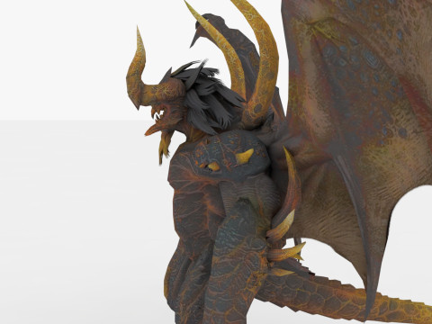 Balrog Rigged and Animated 3D मॉडल