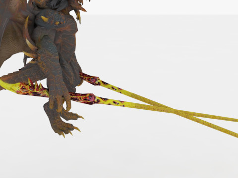 Balrog Rigged and Animated 3D मॉडल