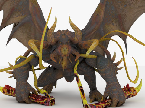 Balrog Rigged and Animated 3D मॉडल