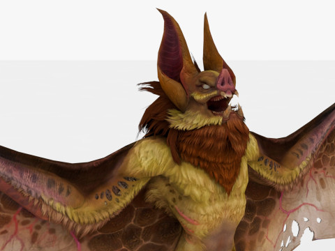 Bat 3D-Modell