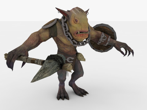 Brownie Rigged and Animated Modelo 3D
