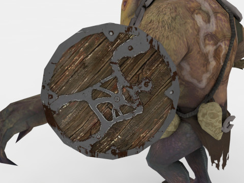 Brownie Rigged and Animated 3D-Modell