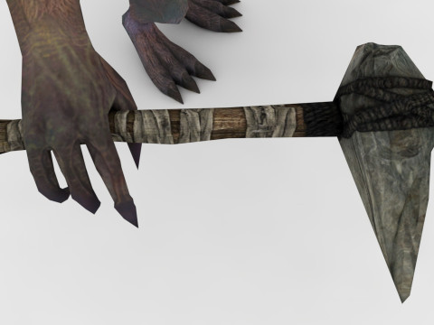 Brownie Rigged and Animated 3D-Modell