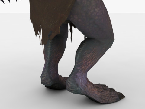 Brownie Rigged and Animated 3D-Modell