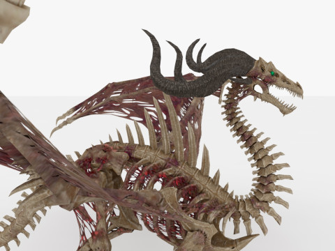 Bone Dragon Monster 3D मॉडल
