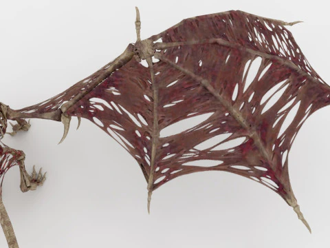 Bone Dragon Monster 3D Model