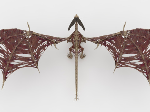 Bone Dragon Monster 3D मॉडल