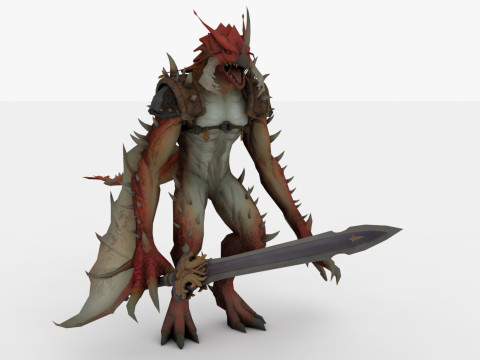 Dragon Fighter 3D Model