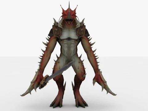 Dragon Fighter 3D Model