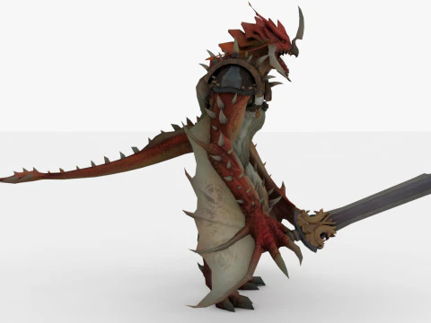 Dragon Fighter 3D Model