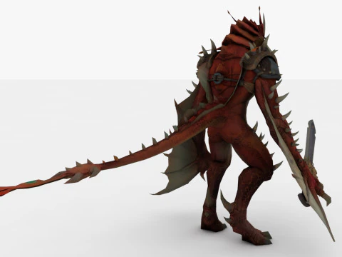 Dragon Fighter 3D Model