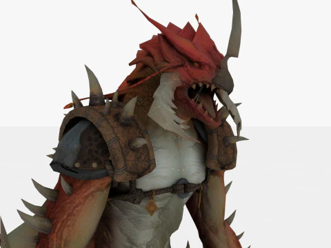 Dragon Fighter 3D Model