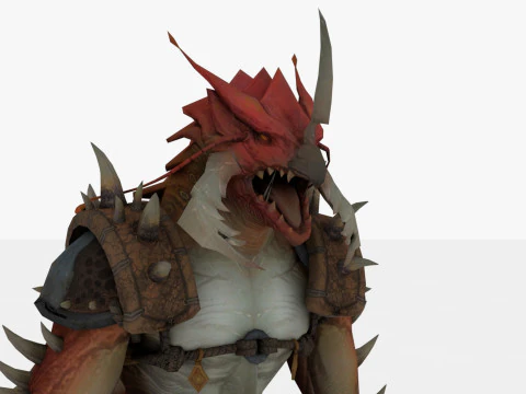 Dragon Fighter 3D Model
