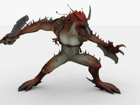 Dragon Fighter 3D Model