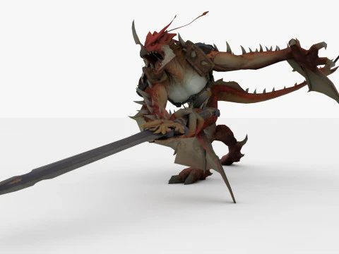 Dragon Fighter 3D Model