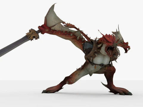 Dragon Fighter 3D Model
