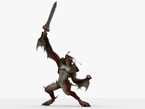 Dragon Fighter 3D Model