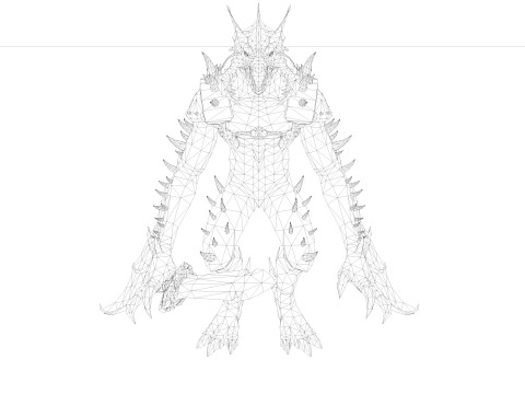 Dragon Fighter Modelo 3D