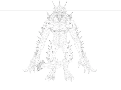 Dragon Fighter 3D Model
