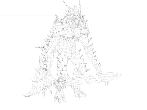 Dragon Fighter 3D Model