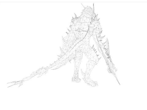 Dragon Fighter 3D Model