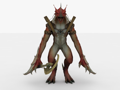 Dragon Fighter Model 3D
