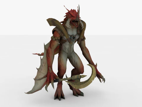 Dragon Fighter 3D Model