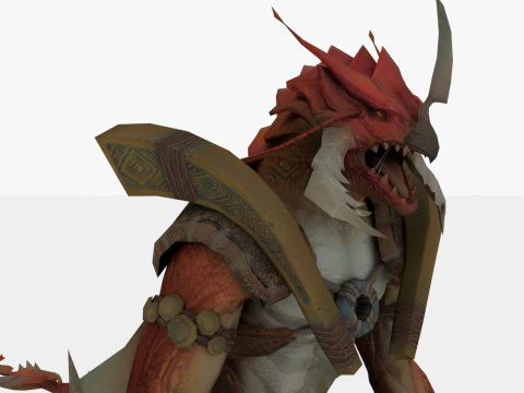 Dragon Fighter 3D Model