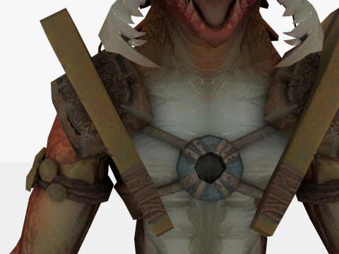 Dragon Fighter 3D Model