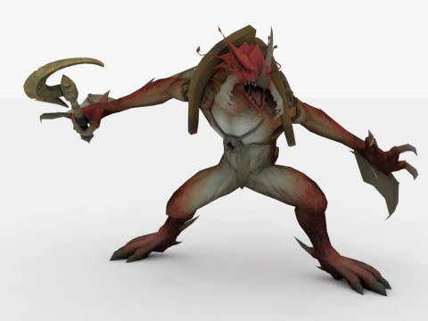 Dragon Fighter 3D Model