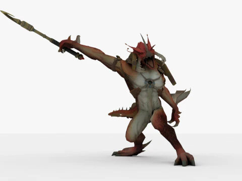 Dragon Fighter 3D Model