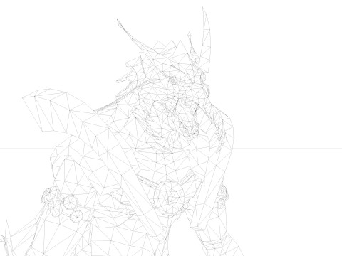 Dragon Fighter Modèle 3D