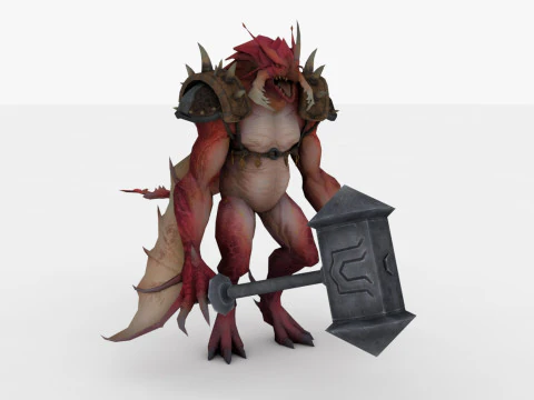 Ejderha Canavarı 3D Model