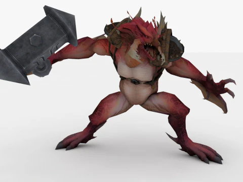 드래곤 몬스터 3D 모델