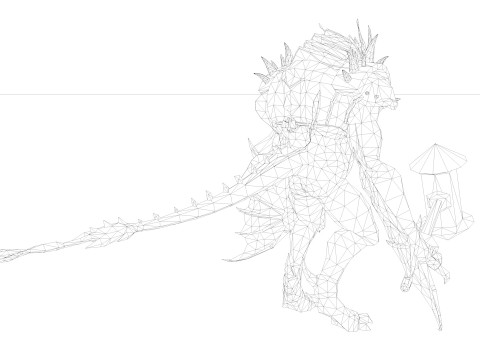 Dragon Monster 3D 모델