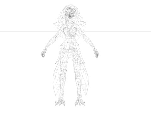 Dryad Model 3D