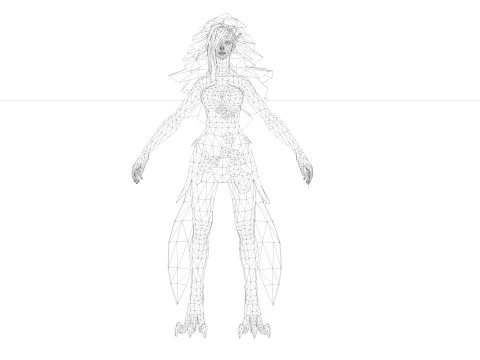 Dryad 3D Model