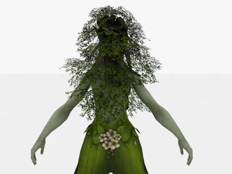 Dryad Model 3D