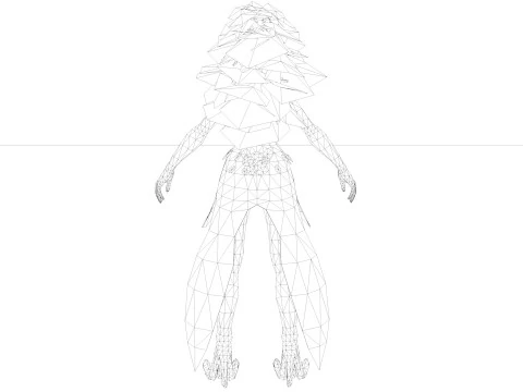 Dryad 3D Model