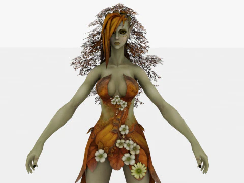 드라이어드 3D 모델