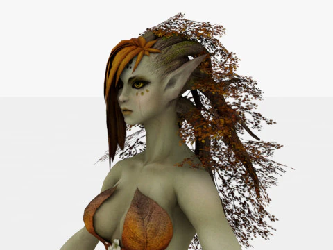 드라이어드 3D 모델