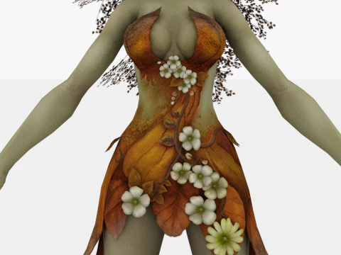 드라이어드 3D 모델