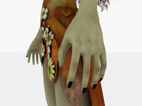 드라이어드 3D 모델