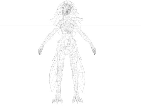 Dryad Model 3D
